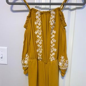 Yellow romper